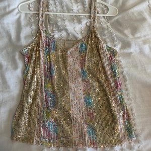 Sequin top super cute and fun!